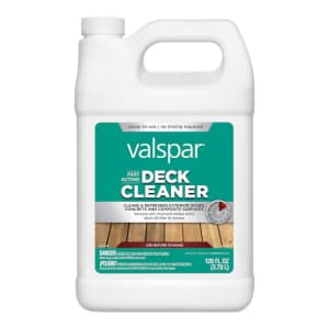 Valspar Fast-Acting 128-oz. Deck Cleaner: $12