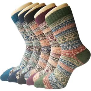 Senker Fashion Wool Socks 5-Pack: $7.99 Senker Fashion Wool Socks 5-Pack: $7.99