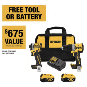 Home Depot Black Friday Power Tool Deals: Free tools or batteries w/ purchases