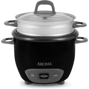 Aroma Housewares 6-Cup Rice Cooker and Steamer: $17