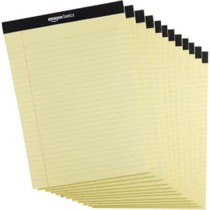 Amazon Basics 50-Sheet Wide Ruled Note Pad 12-Pack: $9.78 w/ Subscribe & Save