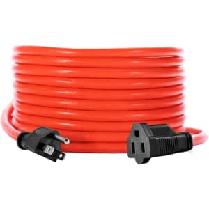KMC 20-Foot 16/3 Weatherproof Outdoor Extension Cord: $8