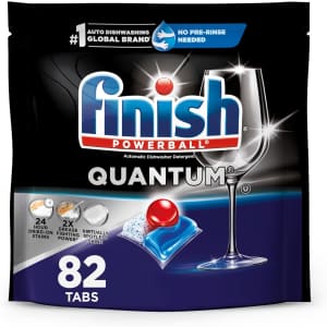 Finish Powerball Quantum Dishwasher Detergent Tablets 82-Pack: $12 via Sub. & Save