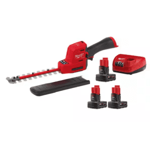 Milwaukee M12 Fuel 8" 12V Brushless Cordless Hedge Trimmer Kit w/ 3 Batteries and Charger: $219