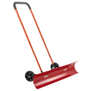 Vevor 38" Snow Pusher Shovel w/ Wheels: $45
