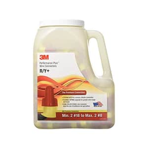3M Performance Plus R/Y+ Flame-Retardant Twist-On Wire Connector 500-Pack: $59
