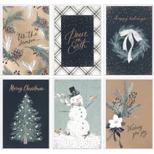 Hallmark Elegant Rustic 24-Card Christmas Card Assortment: $12.58 Hallmark Elegant Rustic 24-Card Christmas Card Assortment: $12.58