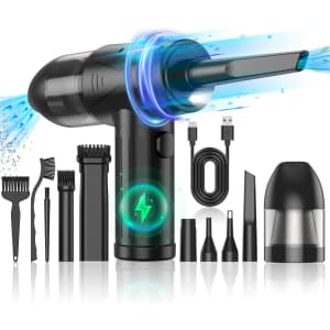 Electric Air Duster & Vacuum Cleaner 2-in-1: $12.49