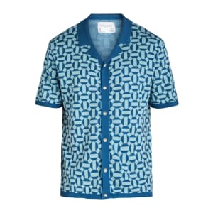 Fly By Night Men's 100% Cotton Knit Camp Shirt: from $3.58