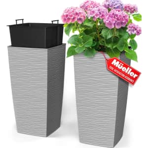 Mueller M-Resin 24" Heavy Duty Planter 2-Pack: $85 Mueller M-Resin 24" Heavy Duty Planter 2-Pack: $85