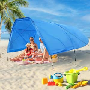 Wtvidas 200 Sq. Ft Beach Canopy: $44.99
