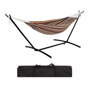 Hammock with Heavy-Duty Stand: $55.95
