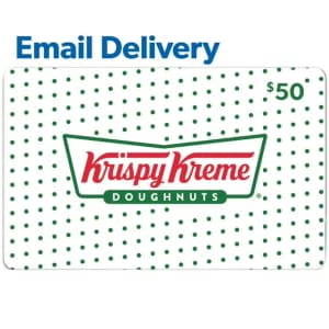 $50 Krispy Kreme Gift Card at Sam's Club: $38 $50 Krispy Kreme Gift Card at Sam's Club: $38