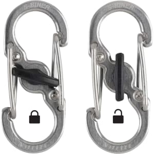 Nite Ize S-Biner MicroLock 2-Pack: $2.99
