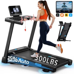 Merach Folding Treadmill: $299.99