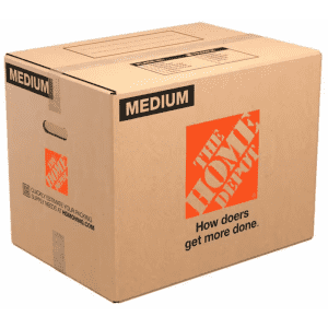 The Home Depot 21" Moving Box w/ Handles 10-Pack: $19.80