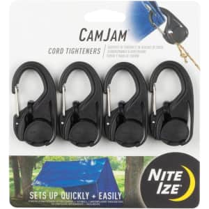 Nite Ize CamJam Cord Tightener 4-Pack: $9.89
