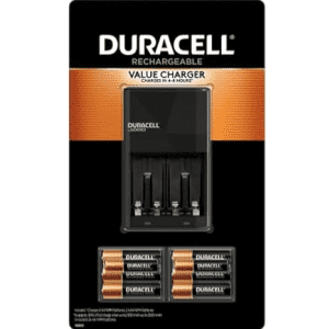 Duracell Ion Speed 1000 Battery Charger w/ 8 Batteries: $12