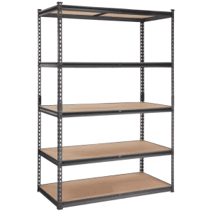 5-Tier Storage Shelving Unit: $38