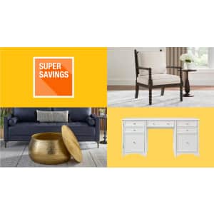 Home Depot Furniture Super Savings Sale: Up to 40% off + extra 10% off bedroom furniture Home Depot Furniture Super Savings Sale: Up to 40% off + extra 10% off bedroom furniture