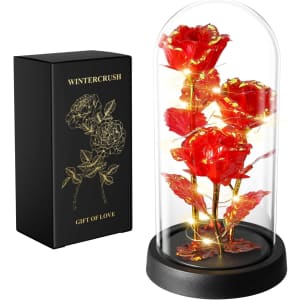 Light-Up Glass Rose: $13