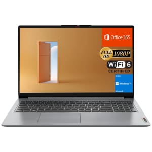 Lenovo IdeaPad 1 Celeron N4500 15.6" Laptop: $286 Lenovo IdeaPad 1 Celeron N4500 15.6" Laptop: $286