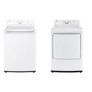 LG 4.1 Cu. Ft. Top Load Washer w/ 7.3 Cu. Ft. Electric Dryer: $1000 LG 4.1 Cu. Ft. Top Load Washer w/ 7.3 Cu. Ft. Electric Dryer: $1000