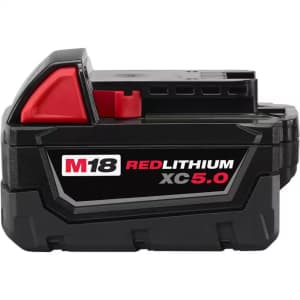 Milwaukee M18 18V Extended Capacity Battery Pack: Free w/ tool purchase