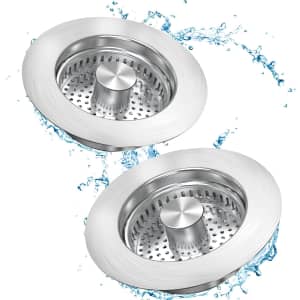 Powersir 3-in-1 Kitchen Sink Drain Strainer / Stopper: $17 w/ Prime