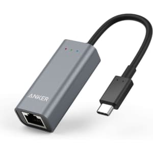 Anker USB-C to Ethernet Adapter 1-Gigabit Network Hub: $9.99