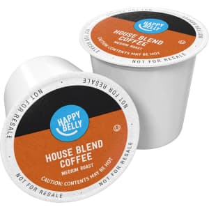 Happy Belly Medium Dark Roast Coffee Pod 100-Pack: $21 via Sub & Save