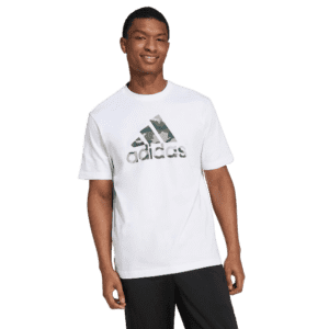adidas Men's Camo Badge of Sport Graphic T-Shirt: $8