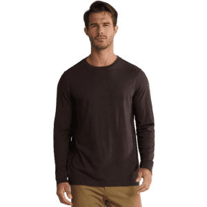 George Men's Long-Sleeve Cotton Crewneck T-Shirt: $3 George Men's Long-Sleeve Cotton Crewneck T-Shirt: $3