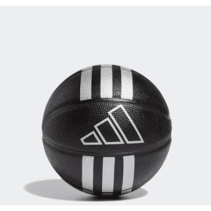 adidas 3-Stripes Rubber Mini Basketball: $7.65