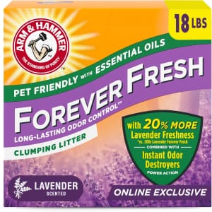 Arm & Hammer Forever Fresh 18-lb. Clumping Cat Litter: $7.18 via Sub & Save