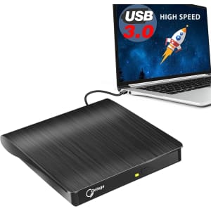 Gotega External USB 3.0 DVD Drive: $9.79