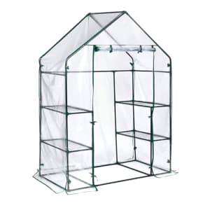 Miracle-Gro Mini Walk-In Greenhouse w/ 4 Shelves: $33.00