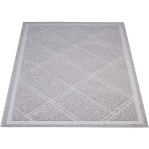 Amazon Basics Less-Mess Cat Litter Box Mat: $10
