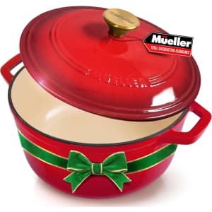 Mueller 6-Quart Enameled Cast Iron Dutch Oven: $41 Mueller 6-Quart Enameled Cast Iron Dutch Oven: $41