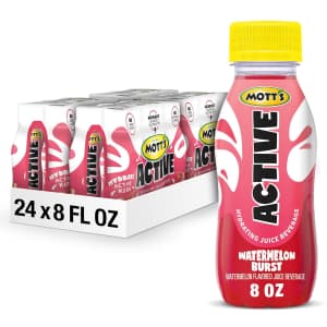Mott's Active Watermelon Burst 8-oz. Hydrating Juice 24-Pack: $12 via Sub. & Save Mott's Active Watermelon Burst 8-oz. Hydrating Juice 24-Pack: $12 via Sub. & Save