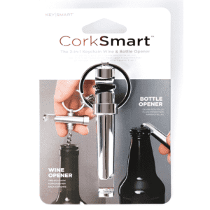 KeySmart CorkSmart 2-in-1 Keychain Wine Opener and Bottle Opener: $8.99 KeySmart CorkSmart 2-in-1 Keychain Wine Opener and Bottle Opener: $8.99