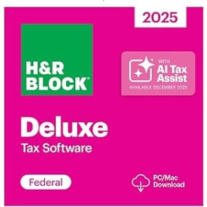 H&R Block Tax Software Deals at Amazon: Up to 40% off