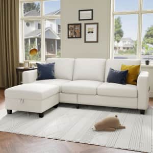 Youmumeub 79'' L-Shaped Sectional Sofa for Living Room: $271.99