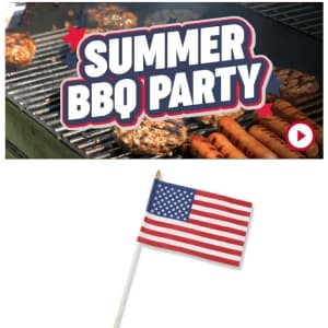Ace Hardware Summer BBQ Party & Flag Giveaway: Save on grills & get a free flag on May 24