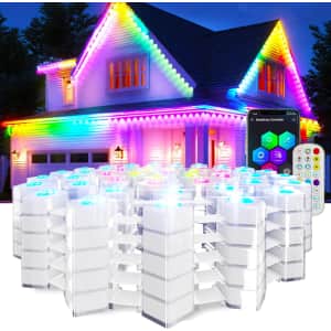 100-Foot Permanent Outdoor Lights: $20