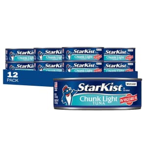 StarKist Chunk Light Tuna in Oil 5-oz. Can 12-Pack: $10 via Sub & Save