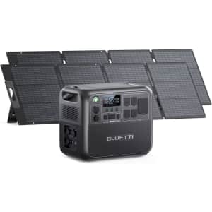 Bluetti AC200L Solar Generator with Two 200W Solar Panels: $1,598.98