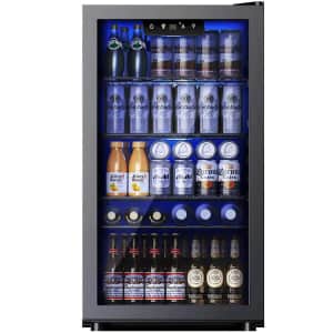 Simzlife 130-Can Beverage Refrigerator: $186