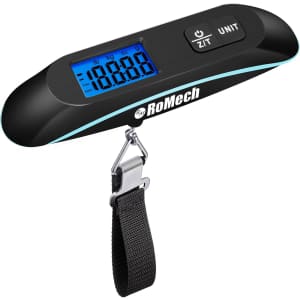Romech Portable Digital Luggage Scale: $5.84 Romech Portable Digital Luggage Scale: $5.84