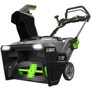EGO Power+ SNT2102 21" 56V Cordless Snow Blower with Two 5.0Ah Batteries and a Charger: $549 EGO Power+ SNT2102 21" 56V Cordless Snow Blower with Two 5.0Ah Batteries and a Charger: $549